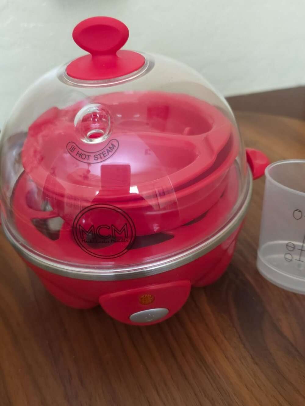 MCM Eggspress Deluxe Egg Cooker - Red